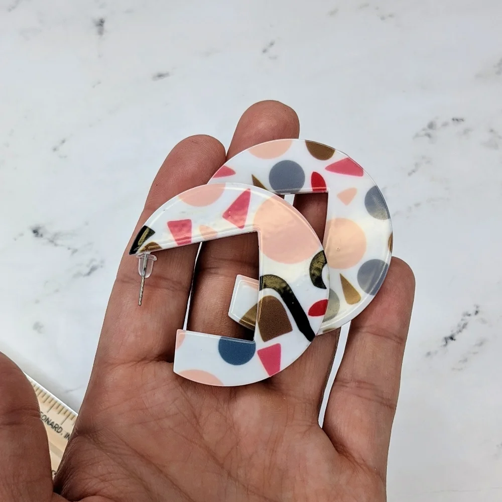 Lightweight Colorful Earring Collection - Picture 2 of 4